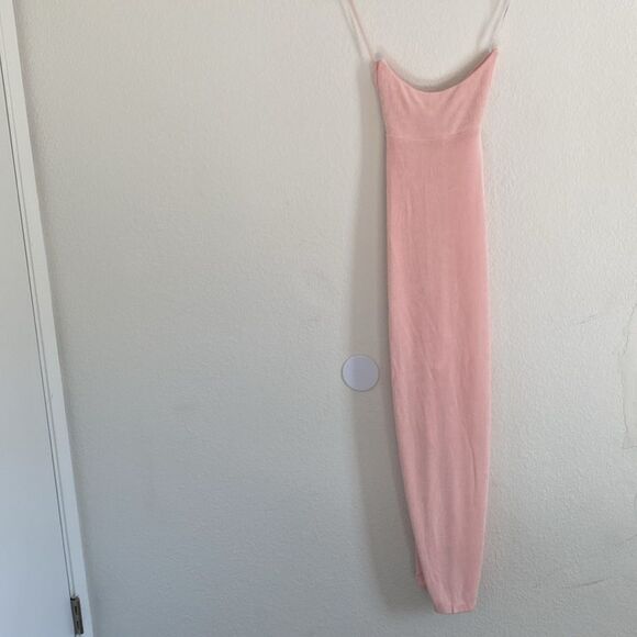 L*Space Stina Cover-Up Dress in Rose Quartz Maxi Ruched Long Dress Size XS - Picture 8 of 11